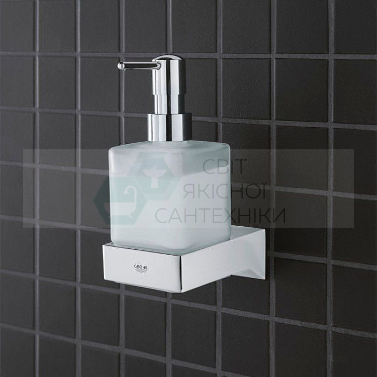 Купити Дозатор рідкого мила Grohe Selection Cube 40805000 | SvitSanteh