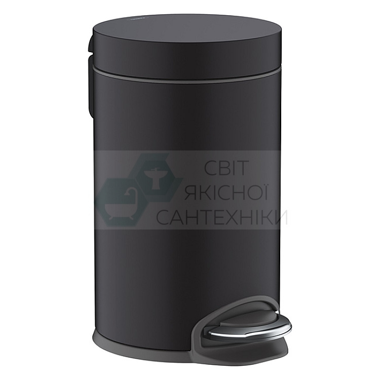 Купити Чорне відро для сміття Hansgrohe Addstoris (41775670) | SvitSanteh