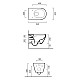 Унитаз подвесной CATALANO SFERA ECO 35x54 1VSF54RECO0 без ободка