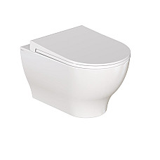 Унитаз подвесной безобедочный 54х35 с сиденьями Soft Close Durabagno VENUS (2630)