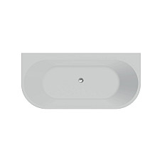 Ванная пристенная Koller Pool Euforia 160x75 белая с сифоном.
