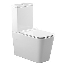 Комплект Koller Pool KVADRO напольный унитаз с сиденьем Soft-close с бачком и гибкой подводкой