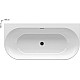 Ванна окремостояча чорна 1660x800 Ravak Freedom W XC00100027