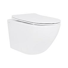 Унитаз подвесной Qtap Jay безободковый с сиденьем Soft-close QT07335175W