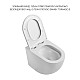 Унітаз підлоговий Qtap Robin Ultra Quiet безобідковий з сидінням Soft-close QT13223381AW