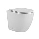 Унітаз підлоговий Qtap Robin Ultra Quiet безобідковий з сидінням Soft-close QT13223381AW