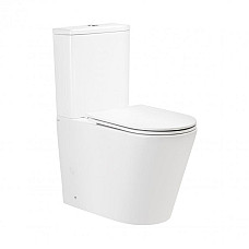 Унитаз-компакт Qtap Scorpio безободковый Ultra Quiet с сиденьем Soft-close QT14226088AW