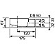 Сифон TECE DRAINLINE горизонтальный отвод DN50 650000