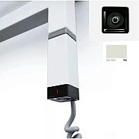 ТЕН прихованого монтажу Terma One K 1000W WEOKX10T902M, сірий