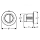 Пневматична кнопка змиву Geberit 116.043.21.1
