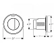 Пневматична кнопка змиву Geberit 116.055.KJ.1