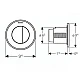 Пневматична кнопка змиву Geberit 116.056.KK.1