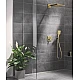 Скрытая душевая система GROHE Grohtherm SmartControl из Rainshower SmartActive 310 Cube, золото глянцевое, 34864GL0