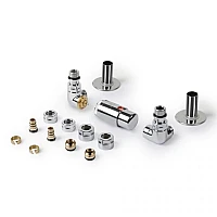 Комплект трьохосьових термостатичних вентилів Terma Vision TGETVISIPKCRO, правий, хром