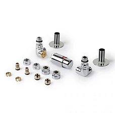 Комплект трьохосьових термостатичних вентилів Terma Vision TGETVISIPKCRO, правий, хром