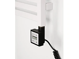 Терморегулятор Terma KTX3 з кабелем спіральним WEKT3K905U, чорний матовий