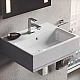 Умывальник подвесной Grohe Cube Ceramic 455х350 3948300H белый