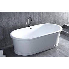 Ванна окремостояча WGT CLOE Light 1790x890, Water Composite, білий глянець