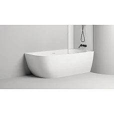 Ванна окремостояча кутова WGT DEA CORNER R Light 1700х850, Water Composite, білий глянець