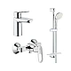 Набор смесителей Grohe Bauloop S 3в1 123220SA хром