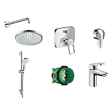 Набір змішувачів 7-в-1 HANSGROHE Logis Loop 71264111