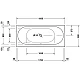 Ванна гідромасажна 180x80 Duravit Darling New 760244000JS1000