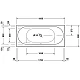 Ванна гідромасажна 180x80 Duravit Darling New 760244000JS1000