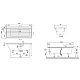 Ванна акриловая VILLEROY & BOCH Subway 160x70 UBA167SUB2V-01