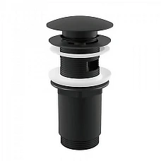 Чорний донний клапан ALCA PLAST A392BLACK