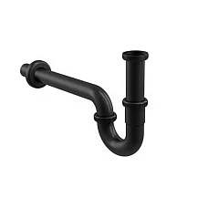Чорний сифон для умивальника Alca Plast A4320BLACK