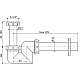 Сифон для біде Alca Plast A45F-DN32 d=32