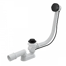 Чорний сифон для ванни Alca Plast A55BLACK-120