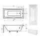 Ванна прямоугольная BESCO OPTIMA 170x70 2025208