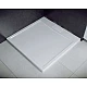 Душовий піддон квадратний BESCO Axim Stone Effect 90x90 + сифон