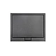 Душовий піддон прямокутний BESCO AXIM 100х90x4.5 stone effect чорний + сифон