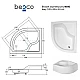 Душовий піддон BESCO MAXI L 120x85х24/35 + ноги