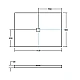 Чорний душовий піддон прямокутний BESCO NOX Ultraslim 110x90x3.5