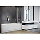 Штора на ванну BESCO Ambition 2S 80.5х140 хромированная