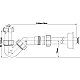 Сифон для біде MCALPINE 1 1/4х32 з розетою без зливу HC23