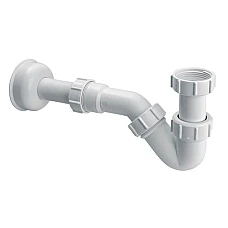Сифон для біде MCALPINE 1 1/4х32 з розетою без зливу HC23
