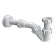 Сифон для біде MCALPINE 1 1/4х32 з розетою без зливу HC23