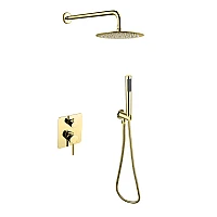Душевая система скрытого монтажа BESCO DECCO II/ILLUSION II золото