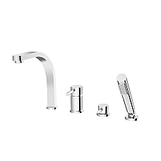 Змішувач до ванни на 4 отвори Besco Decco хромований