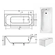 Ванна прямокутна BESCO CONTINEA 150x70 2021008