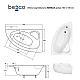 Ванна асимметричная BESCO NATALIA PREMIUM 150x100 R