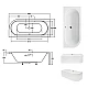 Ванна акриловая BESCO AVITA 180x80 (соло) без ног