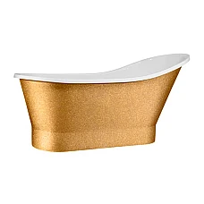 Ванна окремостояча BESCO GLORIA GLAM 160х68 з сифоном клік-клак