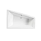 Ванна акриловая BESCO INTIMA DUO SLIM 170x125 (соло) без ног