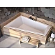 Ванна акриловая BESCO INTIMA DUO SLIM 180x125 (соло) без ног