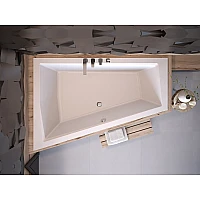 Ванна акриловая BESCO INTIMA DUO SLIM 180x125 (соло) без ног